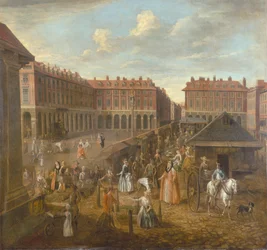 „Covent Garden Piazza and Market”, 1725