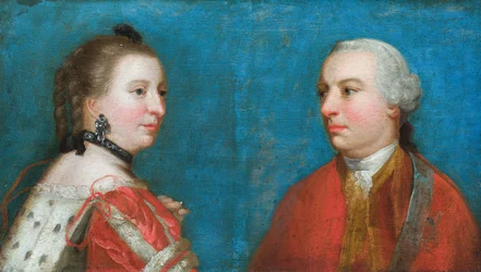 Northumberland 1. hercegének és 1. hercegnőjének portréja (olaj, tábla)