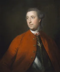 The Honorable John Barrington ezredes (†1764) 1758 körül