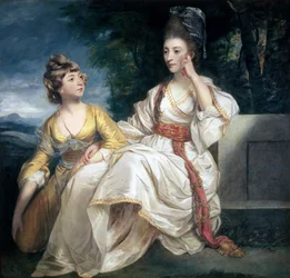 Mrs. Thrale és lánya, Hester (Queeney) 1777-78