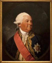 Sir Edward Hughes admirális (kb. 1720-1794) portréja. Joshua Reynolds (1723-1792) festménye, olaj, vászon, angol művészet