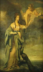 Annabella portréja, Lady Blake, mint "Juno, aki megkapja a Cestust a Vénuszról", 1769 körül