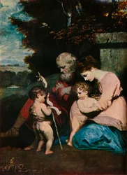 A Szent Család Szent János csecsemővel, 1788-9