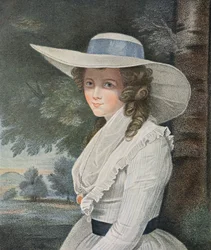 The Right Honorable Countess Spencer (†1831) metszett Francesco Bartolozzi (1727-1815), pub. készítette: E.M. Diemar, 1787 (stipple-metszet) (lásd még: 13474)