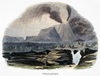 Vulkánok, a természet jelenségeiből, 1849