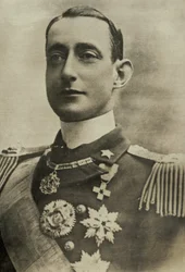 Louis de Savoie , Abruzzo hercegének portréja ,c. 1900(fotó)