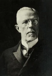 Oscar Gustave 5 , svéd király portréja, 1925 körül (fotó)