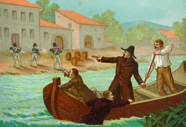Proskripció Dél-Franciaországban 1815-ben (illusztráció)