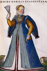nápolyi nemesasszony, metszet től