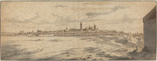 Kilátás Mons, Belgium