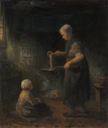 A palacsinta c. 1875 (olaj, szövet)