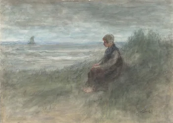 Lány a dűnékben, 19. század közepe-XX. század eleje.