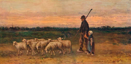 A nyáj visszatérése, 1899