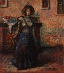 Intim jelenet, 1895 körül (panel)