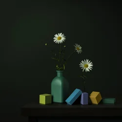 Daisy váza – Geometrikus blokkok