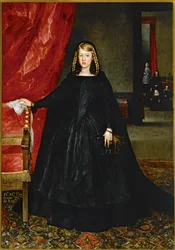 Margarita Terézia osztrák hercegnő, Spanyolország infánsnője (festmény, vászon)