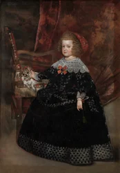Maria Teresa, Spanyolország gyermeke, 1645 körül (olaj, vászon)