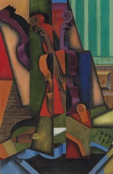 Gitár és hegedű, 1913