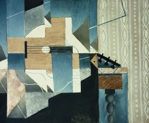 Gitár az asztalon; A gitár az asztalon, 1913