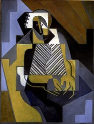 Ülő nő, 1915-20 körül (olaj, vászon)