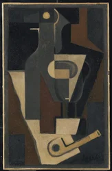 Csendélet pipával, 1918