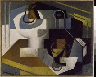 Csendélet gyümölcstállal – Juan Gris festménye (1887-1927)
