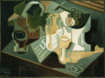 Az asztal az épület előtt; La Table Devant le Battiment, 1919