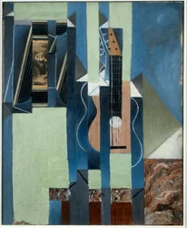 A gitár. Juan Gris festménye (1887-1927) Ec. Esp.