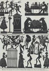 11. lap kínai árnybábok figuráival, 1859