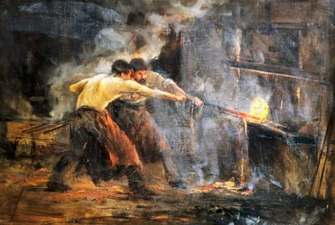 Kovácsok, c19. festmény