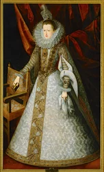 Margaréta osztrák királyné (festmény, vászon)