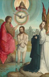 Krisztus megkeresztelése, 1508-1519 körül (olaj, tábla)