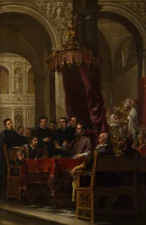 Szent Ágoston megtérése és megkeresztelkedése, Szent Ambrus