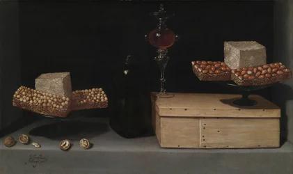 Csendélet édességekkel, 1622.