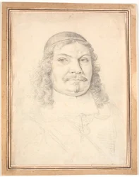 Johan Adolph Kielman von Kielmanseck (1612-1676) Holstein-Gottorp kancellár portréja. Mellbőség jobbra
