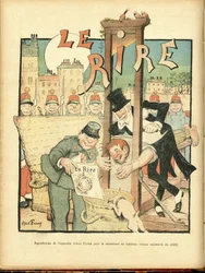 Abel Faivre (1867-1945) illusztrációja a Le Rire borítójára