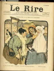 Abel Faivre (1867-1945) illusztrációja a Le Rire borítójára