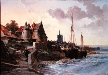Souvenir de Douarnenes (olaj, vászon)