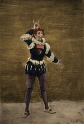 Nazdecabre jelekkel kommunikál Panurgéval. Pantagruel. Jules Garnier illusztrációja. In "Rabelais et l