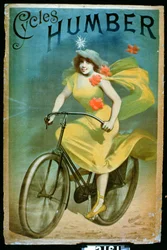 A „Humber Cycles” reklámozása
