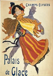 A Champs-Elysées-i jégpalota reklámja, Jules Cheret