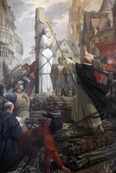 Jeanne of Arc a máglyán