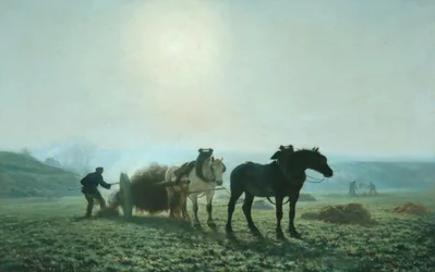 Lovak a mezőn, 1873