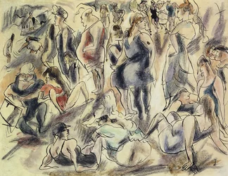 American Beach; Plage American, 1917 körül