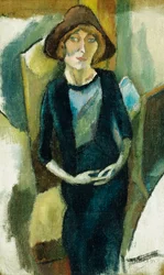 Hermin kékben, 1916