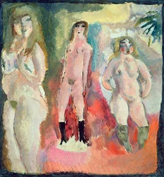 Három meztelen nő, 1909