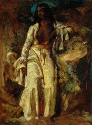 Núbiai nő