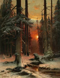 Havazás az erdőben, 1885