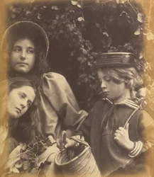 Elizabeth Keown, Kate Keown és Freddy Gould c. 1866-1868.