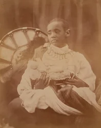 Dejatch Alamayou abesszíniai herceg, 1868 körül